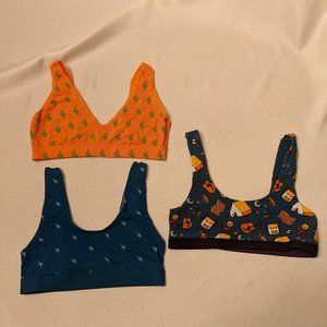 Lot MeUndies Medium Bralettes